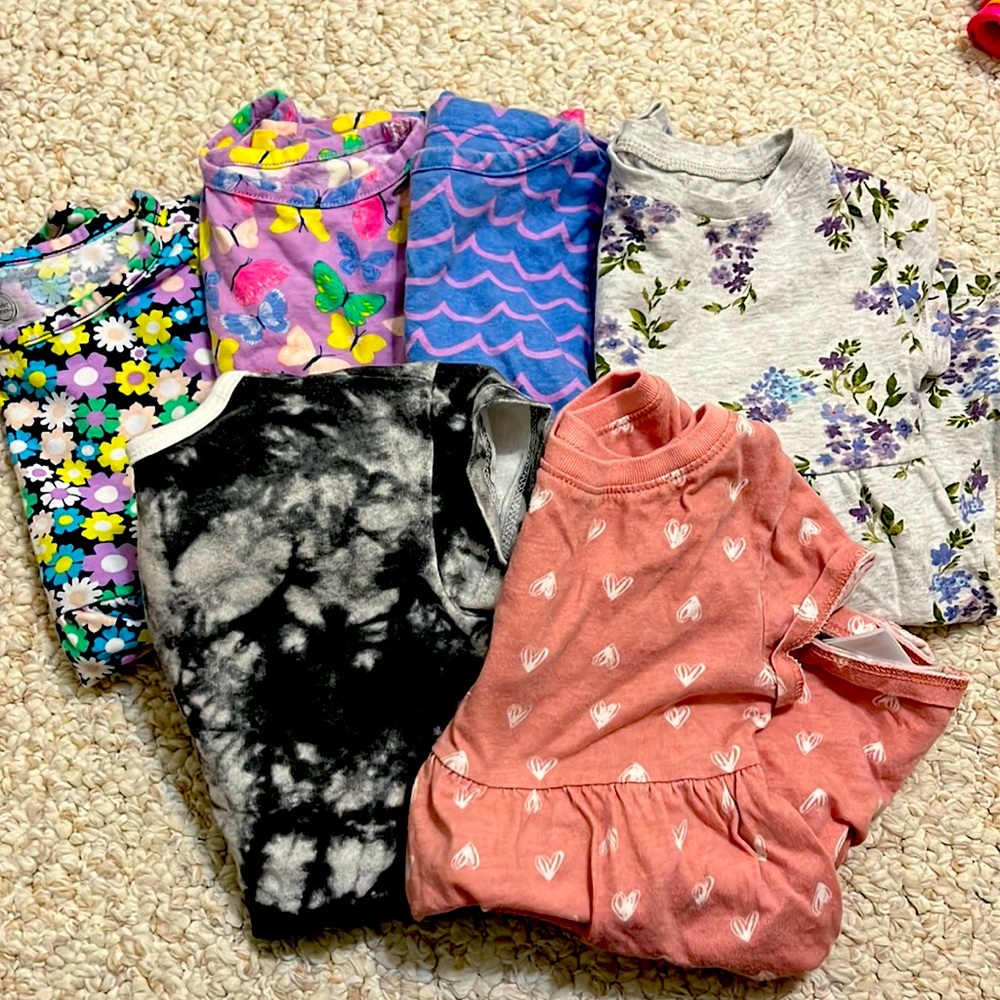 Bundle of Short Sleeve Dresses - 2T